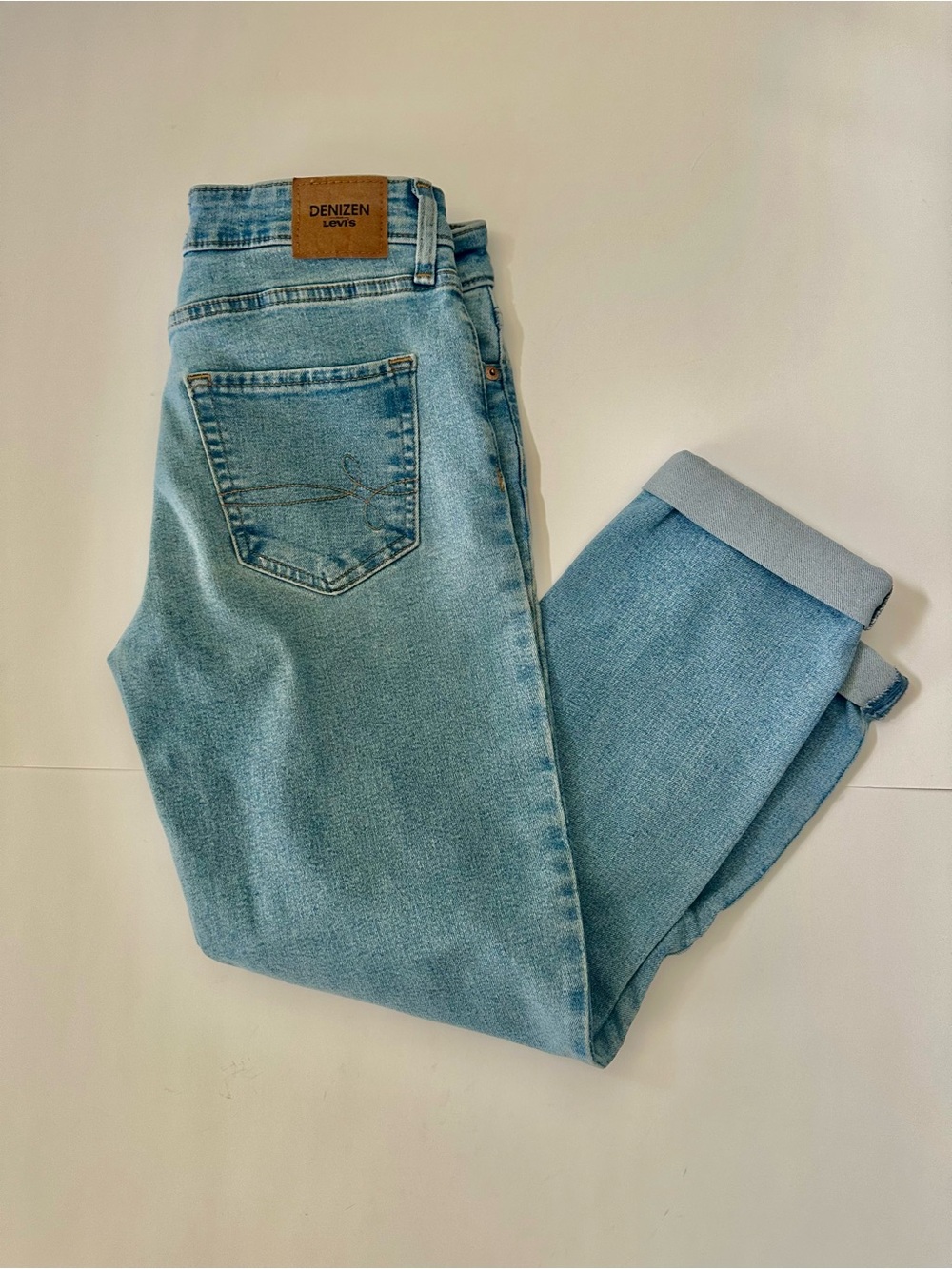 Denizen from Levi's Light Blue Mid-Rise Boyfriend Women’s  Jeans